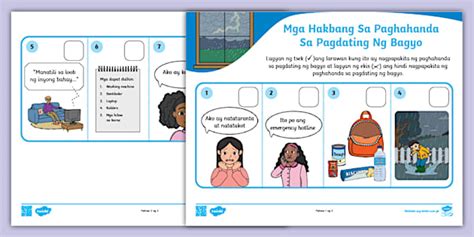 paghahanda sa kalamidad drawing|Kalamidad at uri ng panahon worksheet .